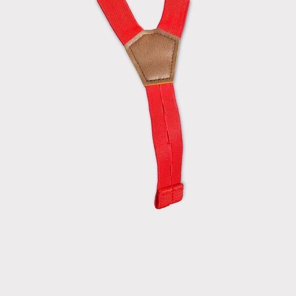 𝅺3/$15 | Red and Brown Baby Suspenders - Picture 2 of 3